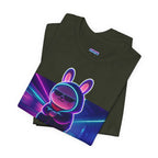 Capymo Family Kawaii Bunny Soft Cotton T-Shirt – "Main Character Energy" "Toto" The Bunny Cute Tee (Unisex)