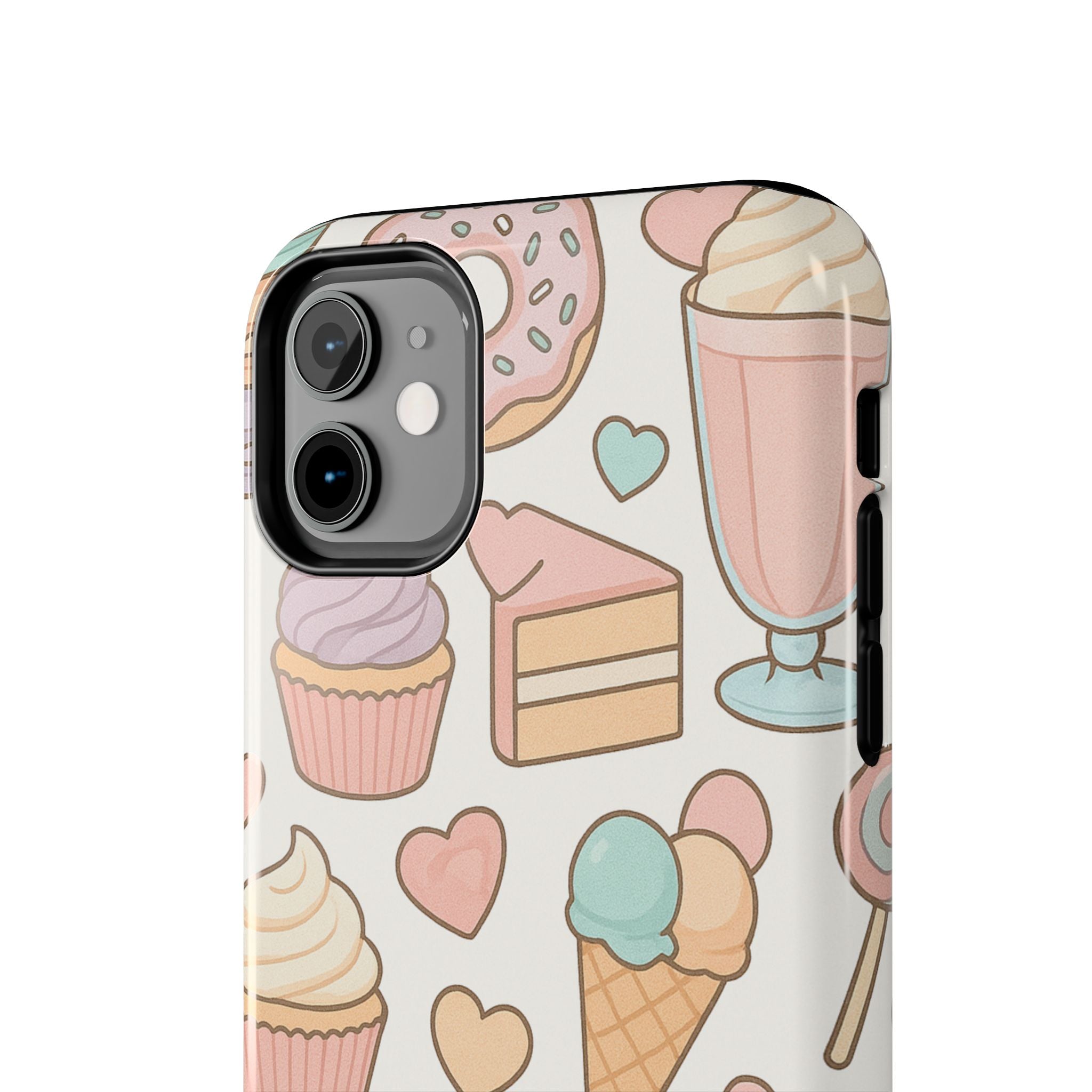 Capymo Family Kawaii Dessert Phone Case – “Sweet Tooth Collection” Ice Cream, Cake, and Candy Cute Pastel Design
