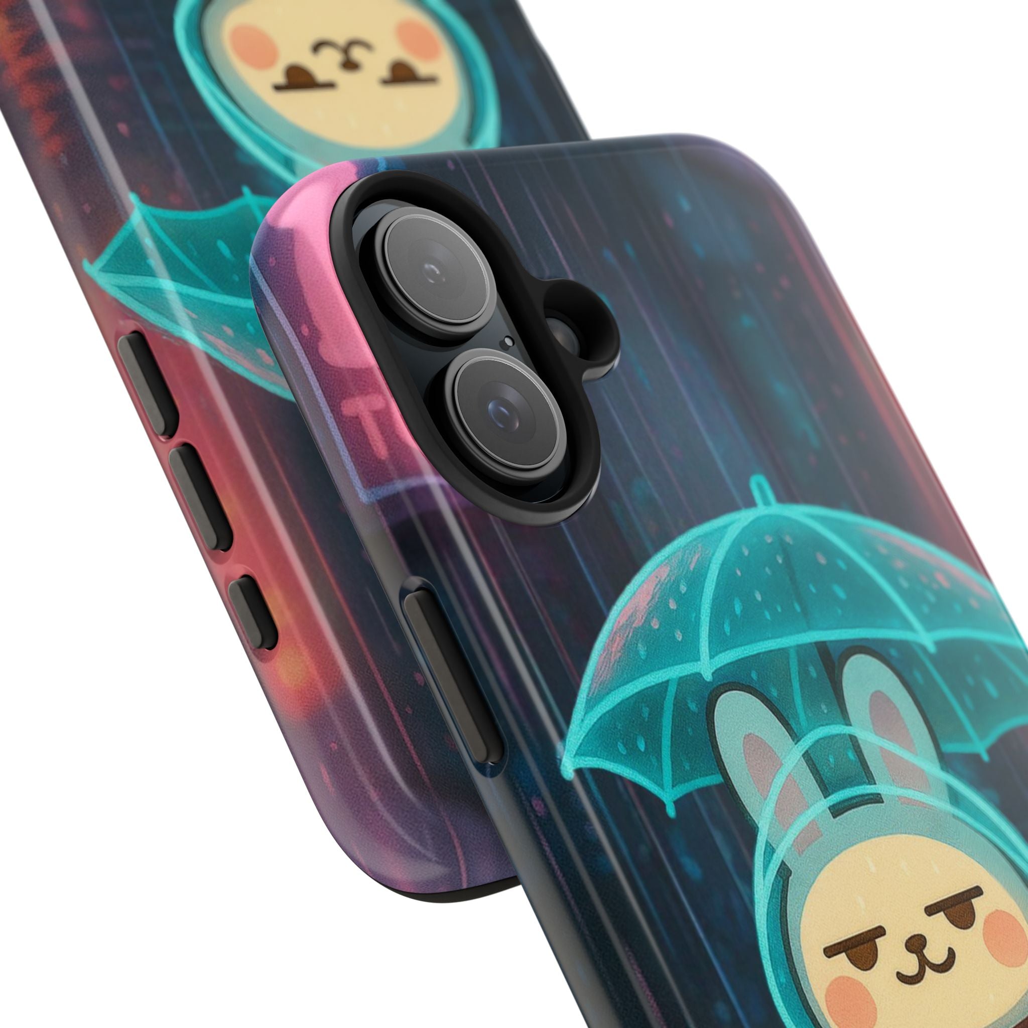 Capymo Family Cute Bunny Phone Case - Cyber Umbrella Bunny "Toto" Phone Case