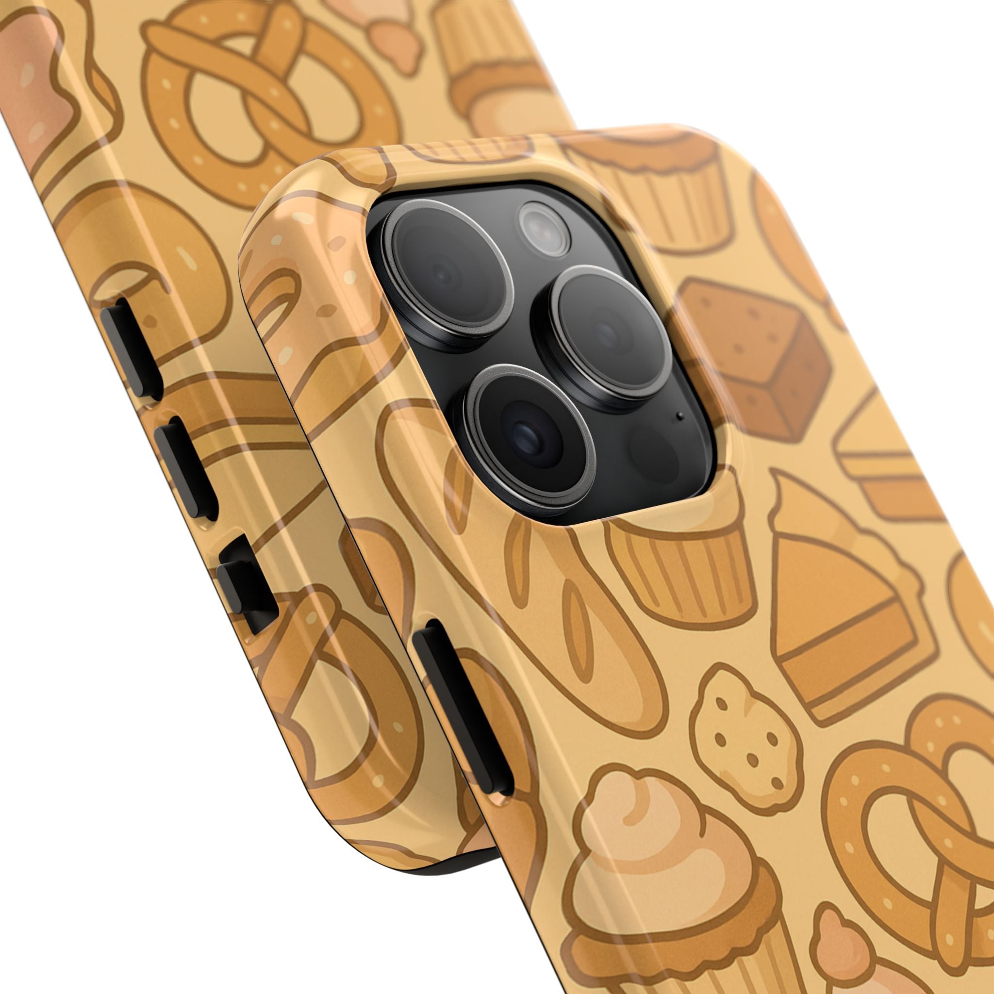 Capymo Family Kawaii Dessert Phone Case – Cute Aesthetic iPhone Cover with Pastry & Sweets Pattern