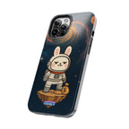 Capymo Family Cute Cartoon Bunny Tough Phone Case –Cute Astronaut  Bunny "Toto" Phone Case