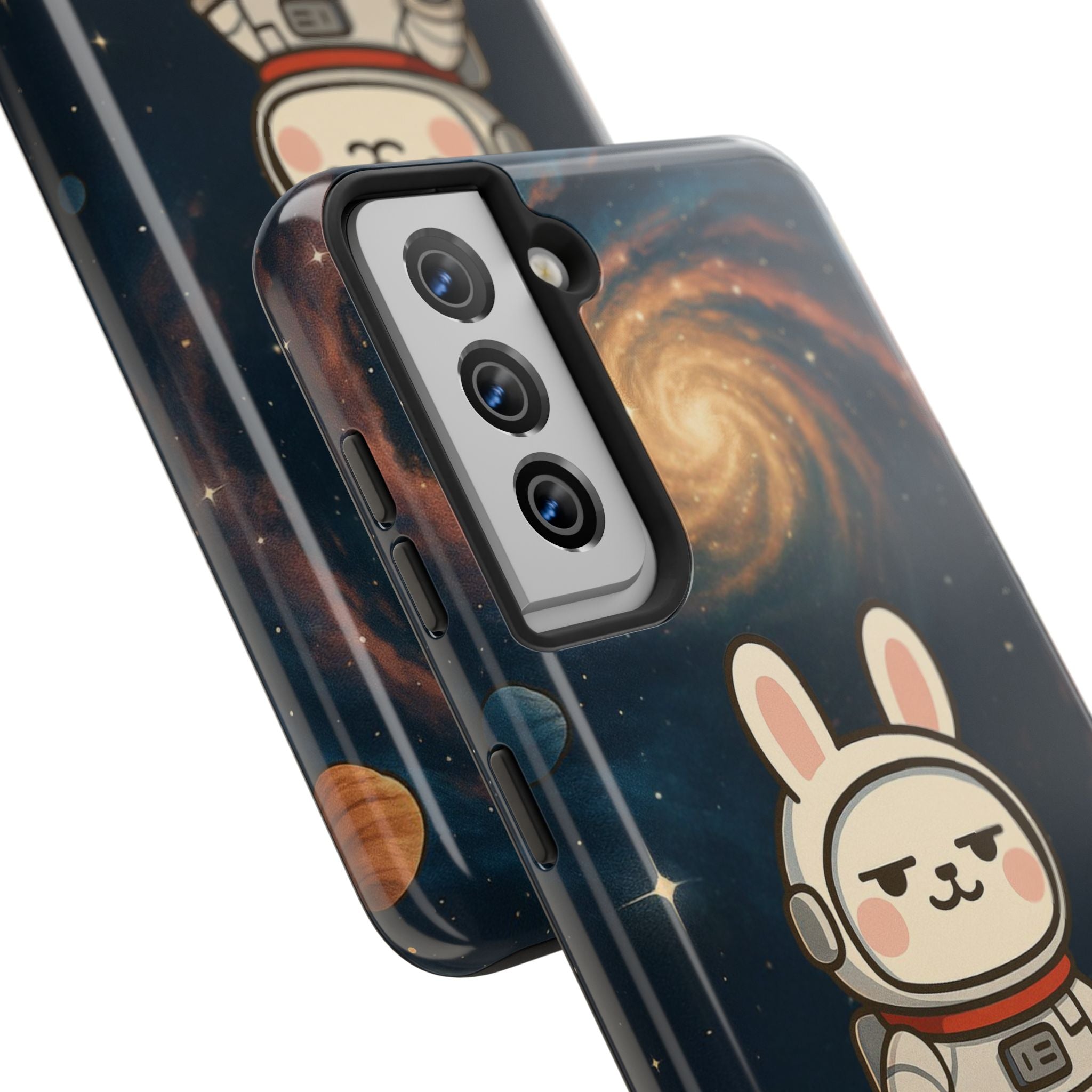 Capymo Family Cute Cartoon Bunny Tough Phone Case –Cute Astronaut  Bunny "Toto" Phone Case