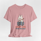 Capymo Family Adventurous Bunny Graphic Tee | Family Travel Shirt, Cute Animal T-Shirt, Fun Summer Outfit, Gift for Travelers, Vacation Wear