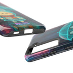 Capymo Family Cute Bunny Phone Case - Cyber Umbrella Bunny "Toto" Phone Case