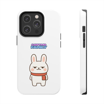 Capymo Family Cute Cartoon Bunny Tough Phone Case –"Toto" The Bunny Phone Case