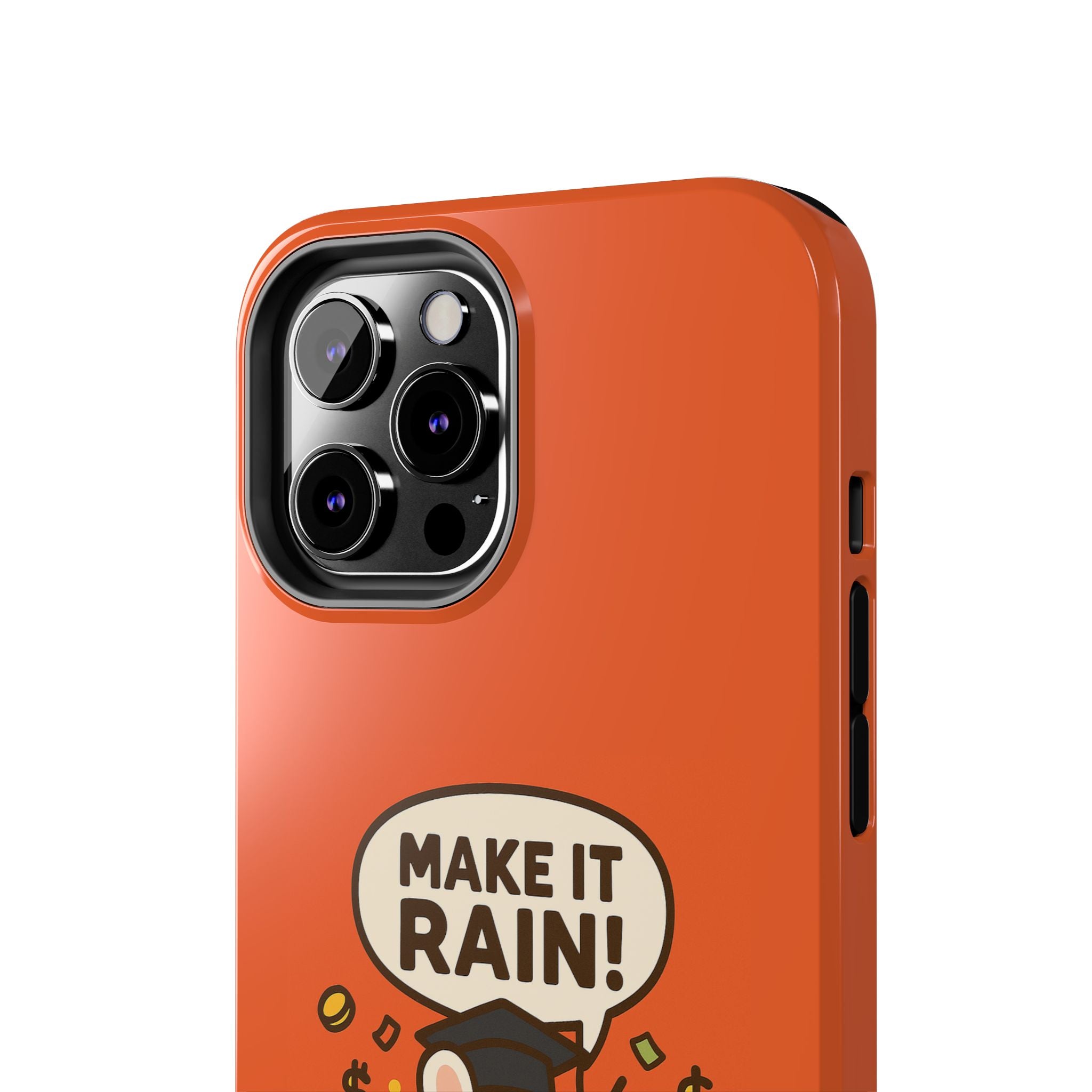 Capymo Family Playful Cute Cartoon Bunny Tough Phone Case –"Make It Rain" Bunny "Toto" Phone Case