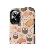 Capymo Family Kawaii Sushi Phone Case – Cute Sushi Pattern Phone Case