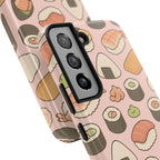 Capymo Family Kawaii Sushi Phone Case – Cute Sushi Pattern Phone Case