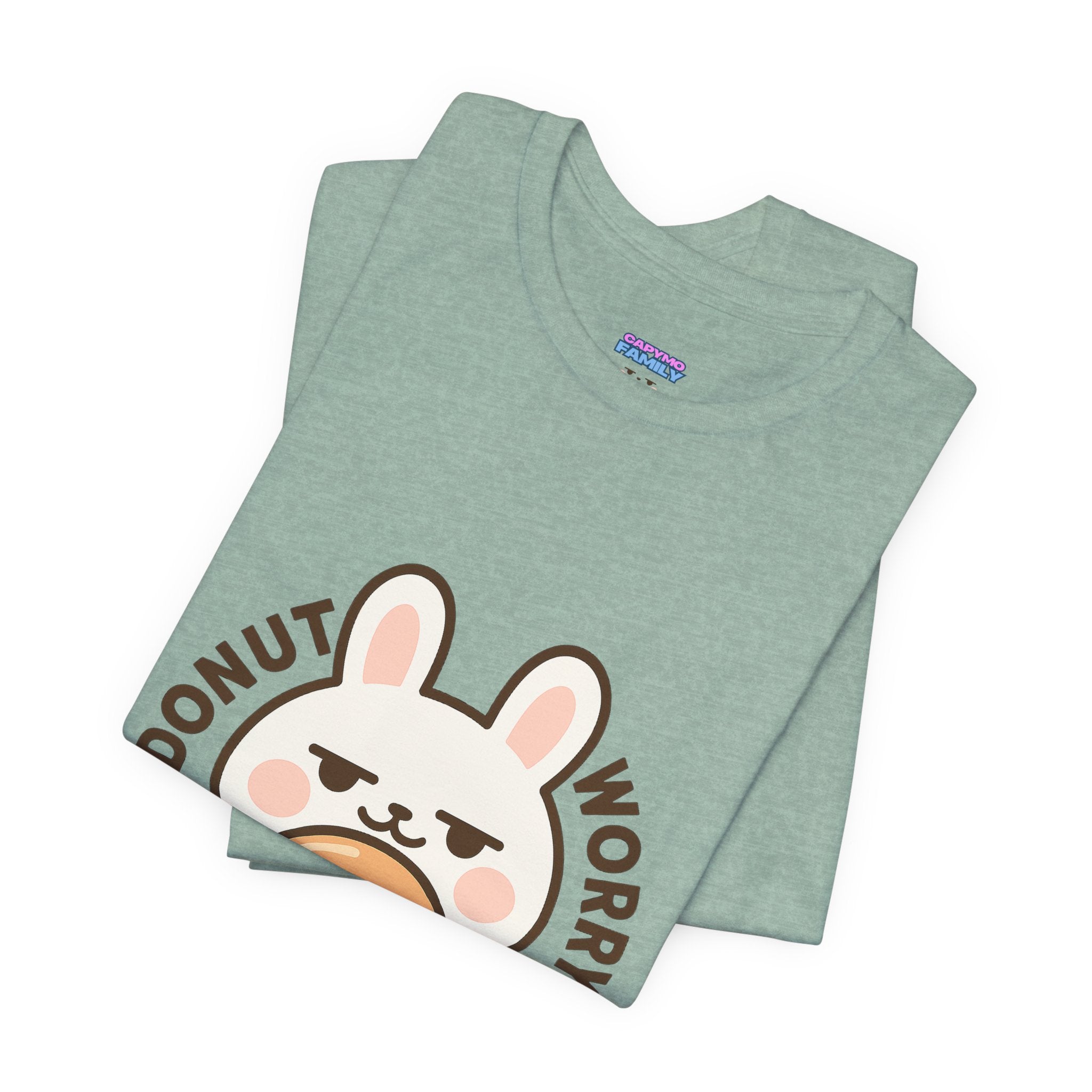 Capymo Family Cute Donut Bunny Tee - Unisex Jersey Short Sleeve T-Shirt, Funny Graphic Tee, Gift for Animal Lovers, Soft and Comfy Wear, Perfect for [...]