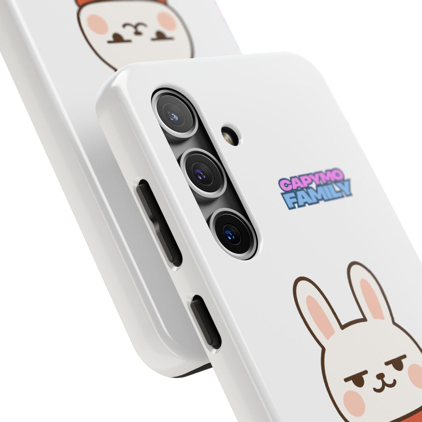 Capymo Family Cute Cartoon Bunny Tough Phone Case –"Toto" The Bunny Phone Case