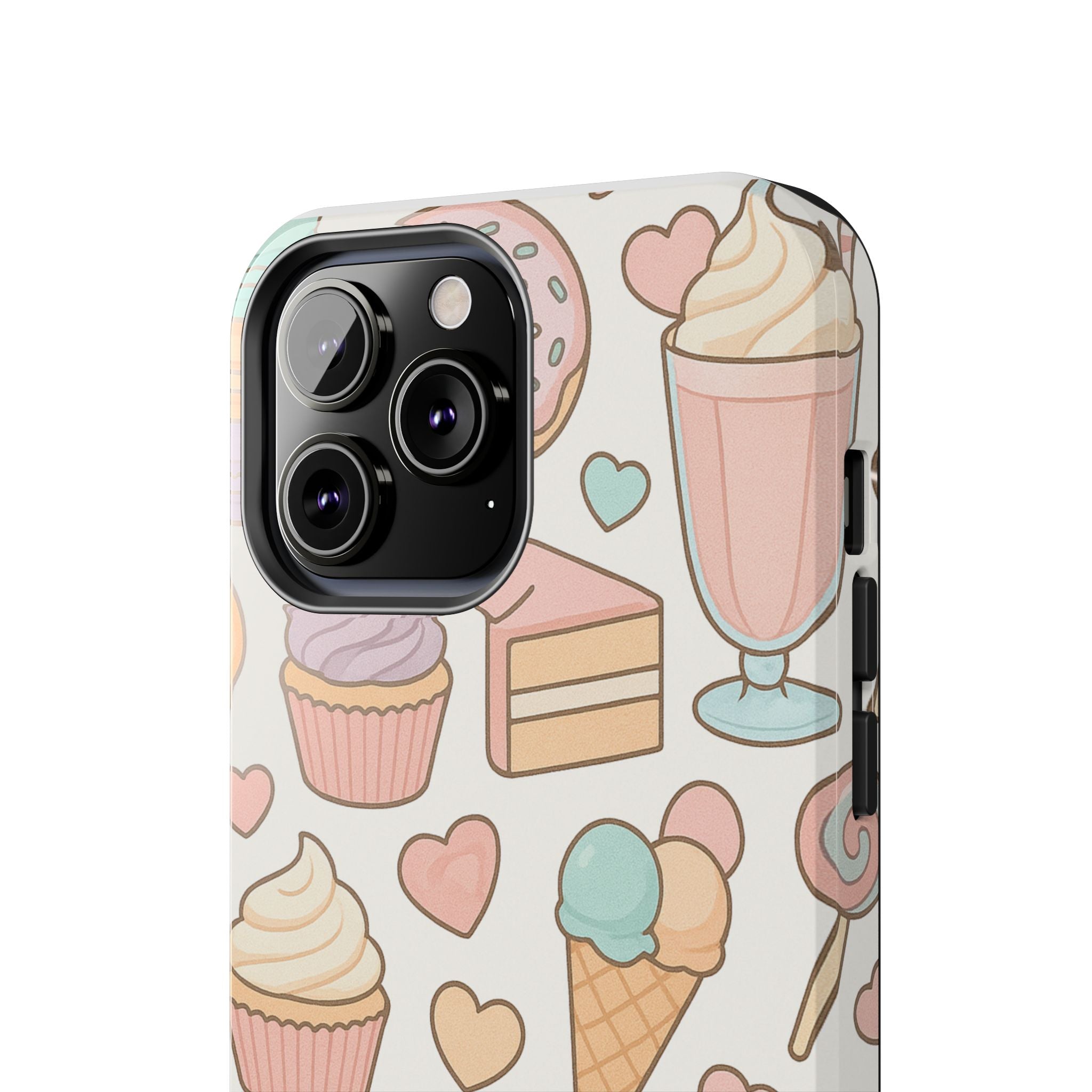 Capymo Family Kawaii Dessert Phone Case – “Sweet Tooth Collection” Ice Cream, Cake, and Candy Cute Pastel Design