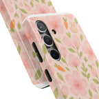 Capymo Family Bunny Blossom Spring Phone Case – Cute Floral iPhone Cover with Carrots & Sakura