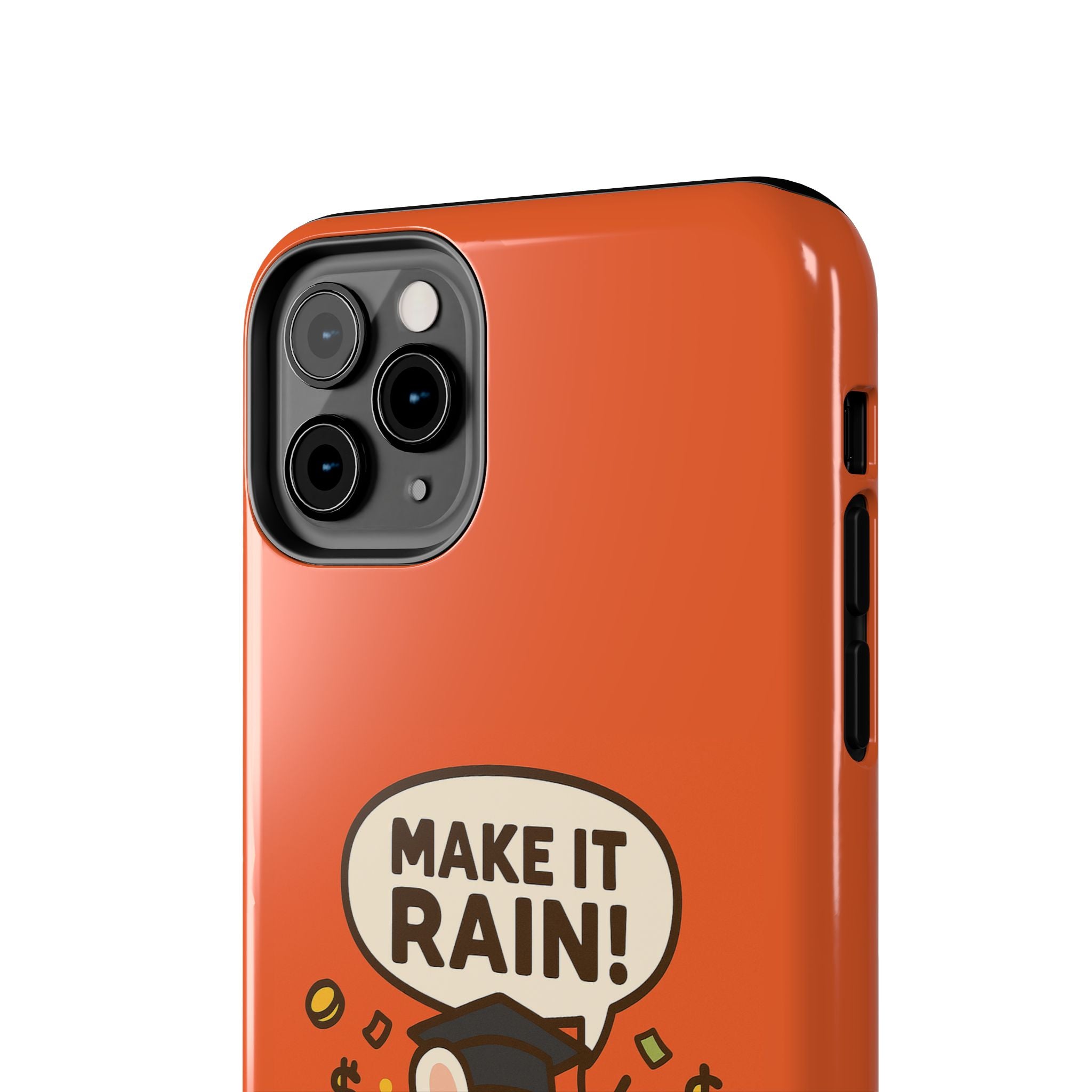 Capymo Family Playful Cute Cartoon Bunny Tough Phone Case –"Make It Rain" Bunny "Toto" Phone Case