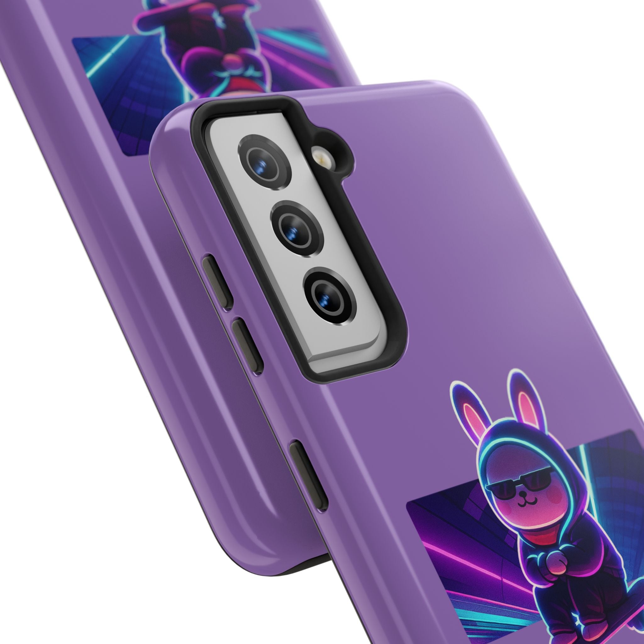 Capymo Family “Main Character Energy” Phone Case – Cyber Bunny Toto Aesthetic Cover