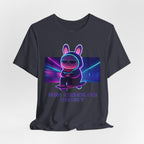Capymo Family Kawaii Bunny Soft Cotton T-Shirt – "Main Character Energy" "Toto" The Bunny Cute Tee (Unisex)