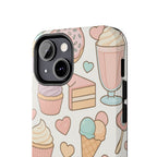 Capymo Family Kawaii Dessert Phone Case – “Sweet Tooth Collection” Ice Cream, Cake, and Candy Cute Pastel Design
