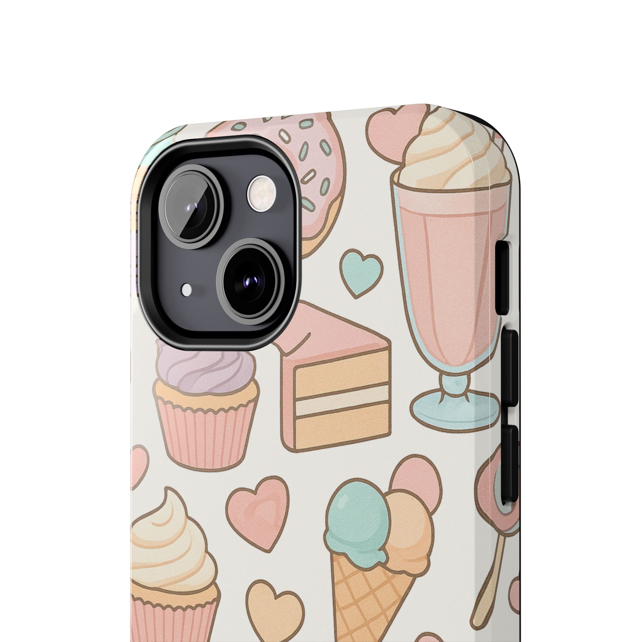 Capymo Family Kawaii Dessert Phone Case – “Sweet Tooth Collection” Ice Cream, Cake, and Candy Cute Pastel Design
