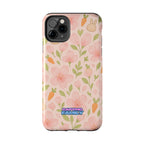 Capymo Family Bunny Blossom Spring Phone Case – Cute Floral iPhone Cover with Carrots & Sakura
