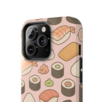 Capymo Family Kawaii Sushi Phone Case – Cute Sushi Pattern Phone Case