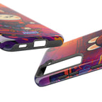 Capymo Family Sunset Skate Bunny Phone Case – Vibrant Skatepark Bunny "Toto" Phone Case