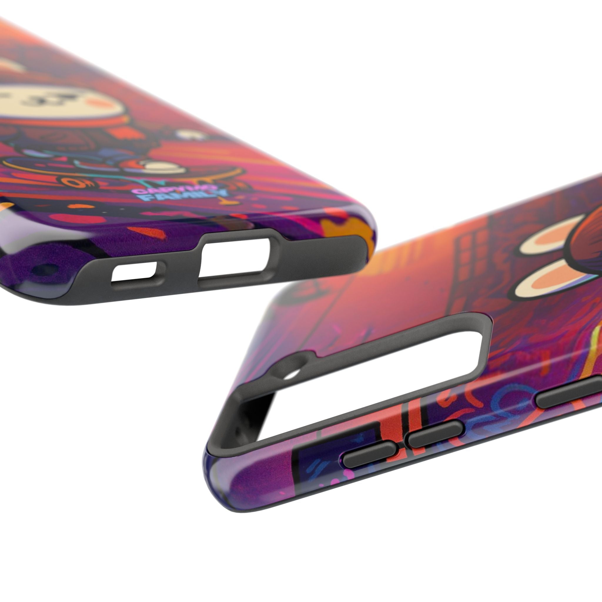 Capymo Family Sunset Skate Bunny Phone Case – Vibrant Skatepark Bunny "Toto" Phone Case