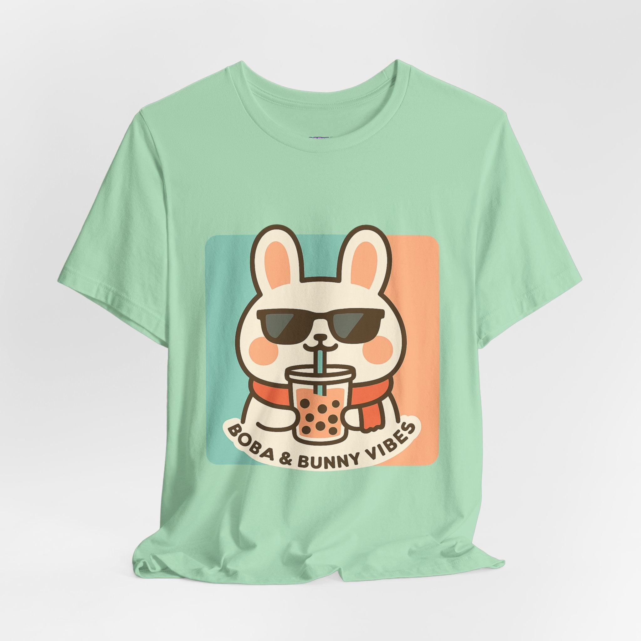 Capymo Family Charming Bunny Graphic Tee, Cute Animal Shirt, Casual Wear, Soft Unisex Tee, Perfect Gift for Animal Lovers, Everyday Fashion