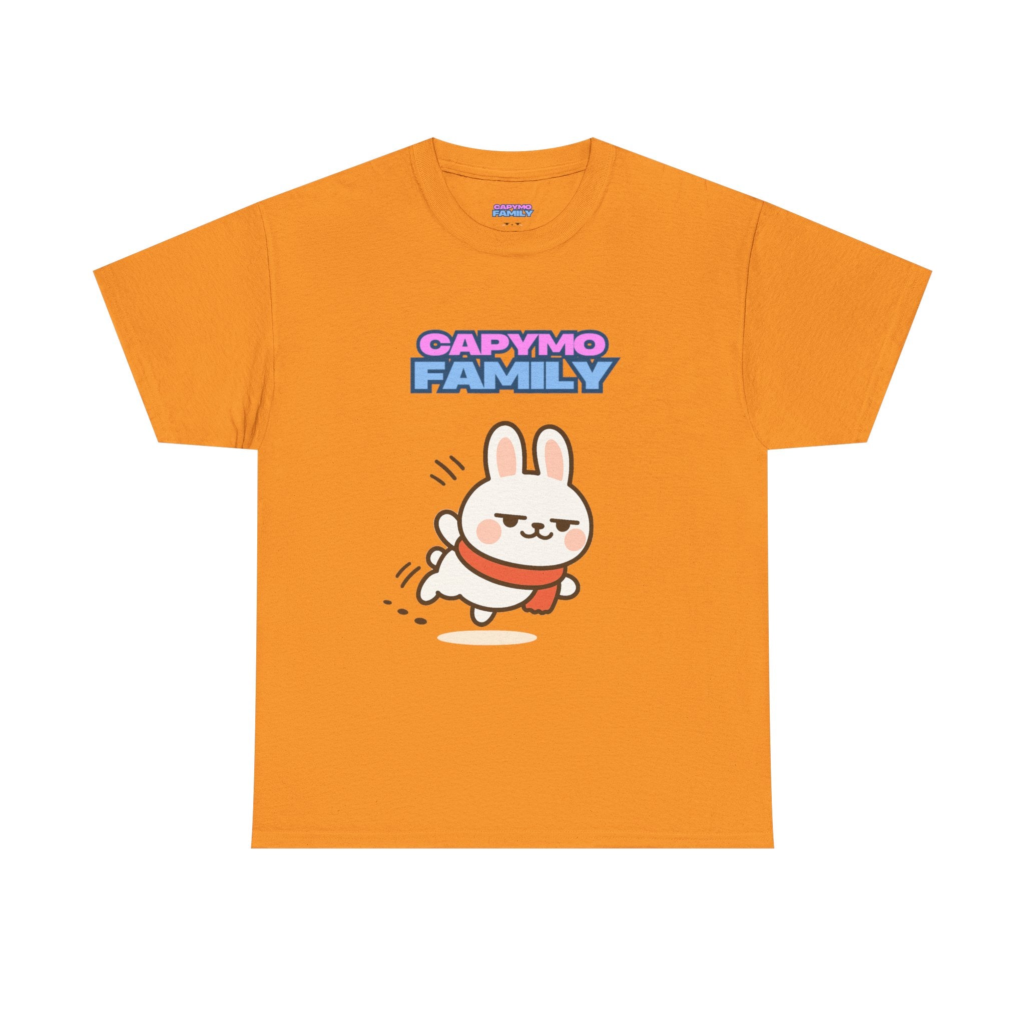 Capymo Family Themed Cute Animal Tee, Cute Cartoon T-Shirt, Bunny Graphic Tee, Funny Family Shirt, Adorable Unisex Cotton Tee