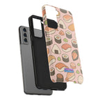 Capymo Family Kawaii Sushi Phone Case – Cute Sushi Pattern Phone Case