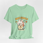 Capymo Family Kawaii Bunny Soft Cotton T-Shirt – "Nap Goals" "Toto" The Bunny Cute Tee (Unisex)