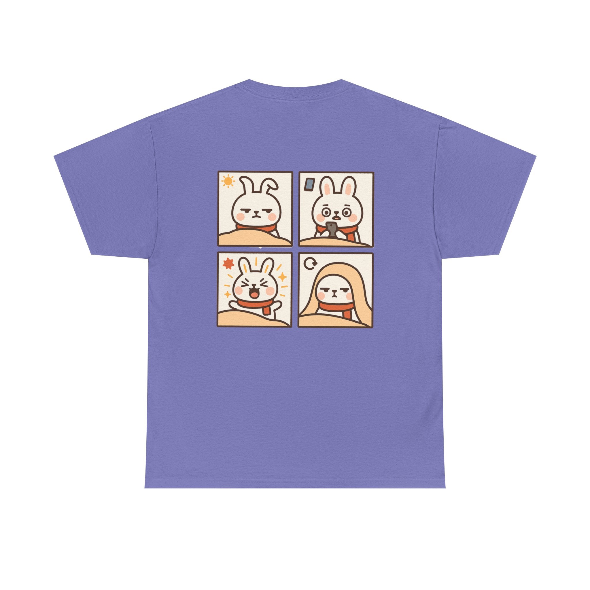 Capymo Family Themed Cute Animal Tee, Cute Cartoon T-Shirt, Bunny Graphic Tee, Funny Family Shirt, Adorable Unisex Cotton Tee