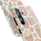 Capymo Family Kawaii Dessert Phone Case – “Sweet Tooth Collection” Ice Cream, Cake, and Candy Cute Pastel Design