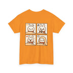 Capymo Family Themed Cute Animal Tee, Cute Cartoon T-Shirt, Bunny Graphic Tee, Funny Family Shirt, Adorable Unisex Cotton Tee