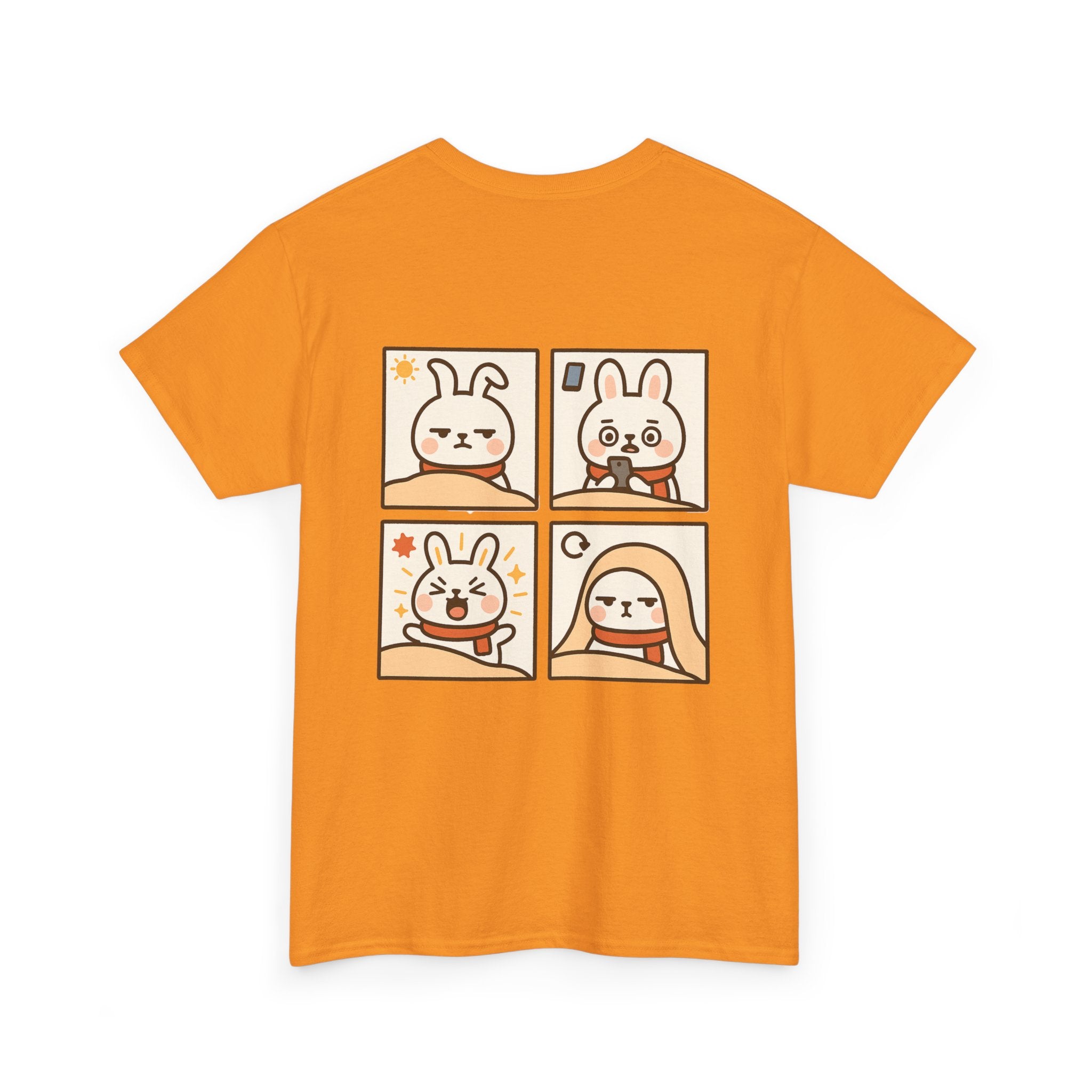 Capymo Family Themed Cute Animal Tee, Cute Cartoon T-Shirt, Bunny Graphic Tee, Funny Family Shirt, Adorable Unisex Cotton Tee