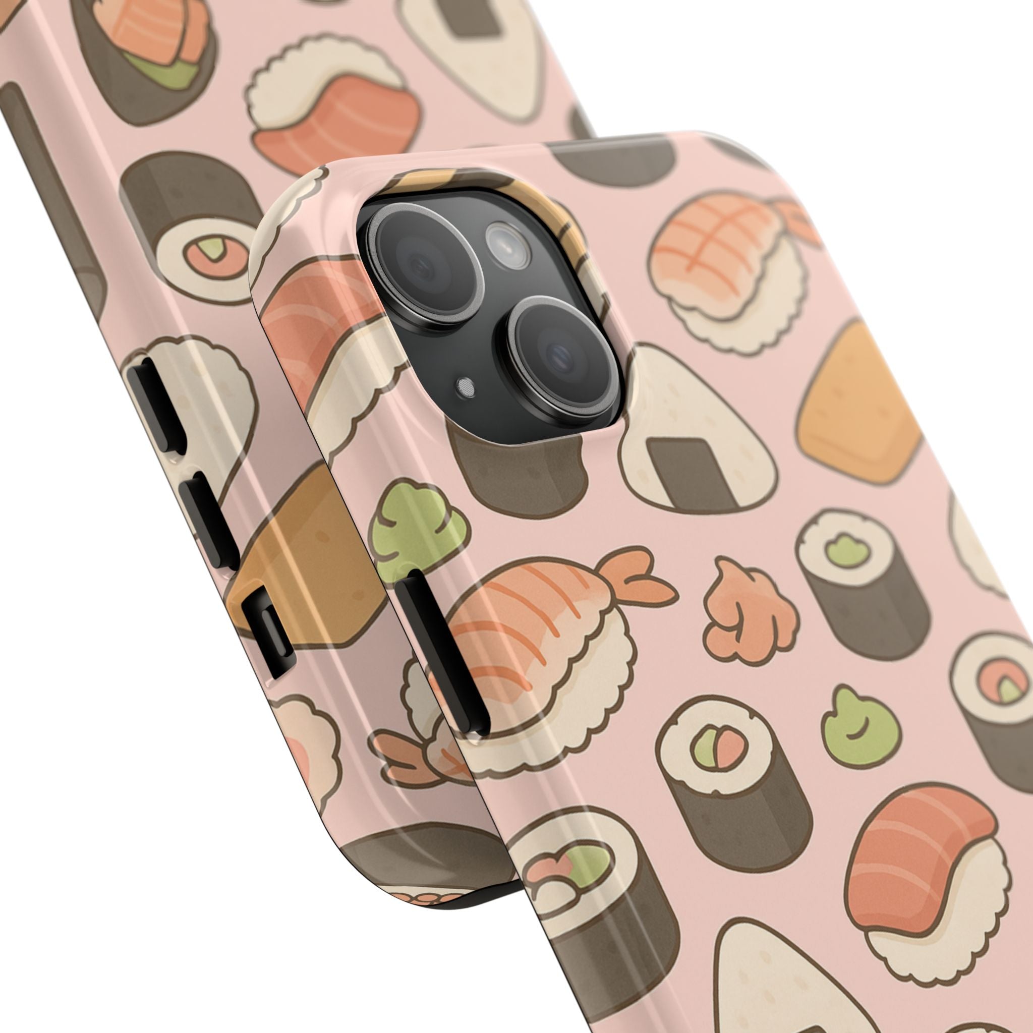 Capymo Family Kawaii Sushi Phone Case – Cute Sushi Pattern Phone Case