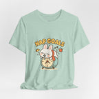 Capymo Family Kawaii Bunny Soft Cotton T-Shirt – "Nap Goals" "Toto" The Bunny Cute Tee (Unisex)