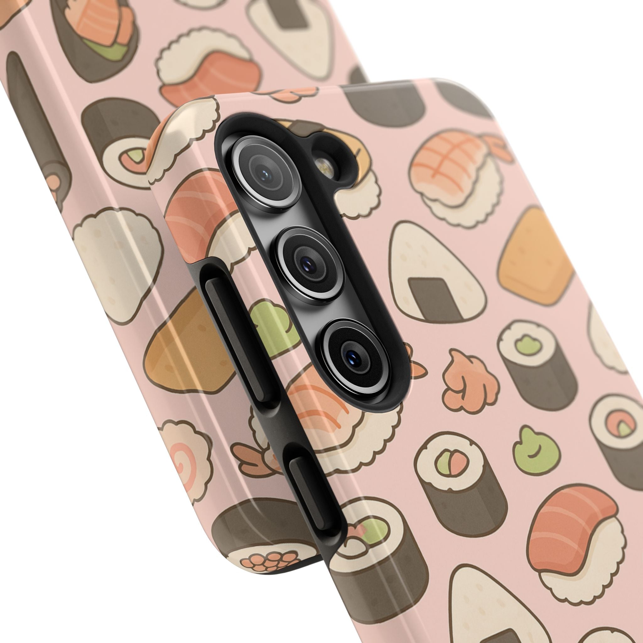Capymo Family Kawaii Sushi Phone Case – Cute Sushi Pattern Phone Case
