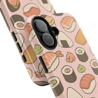 Capymo Family Kawaii Sushi Phone Case – Cute Sushi Pattern Phone Case