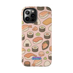 Capymo Family Kawaii Sushi Phone Case – Cute Sushi Pattern Phone Case