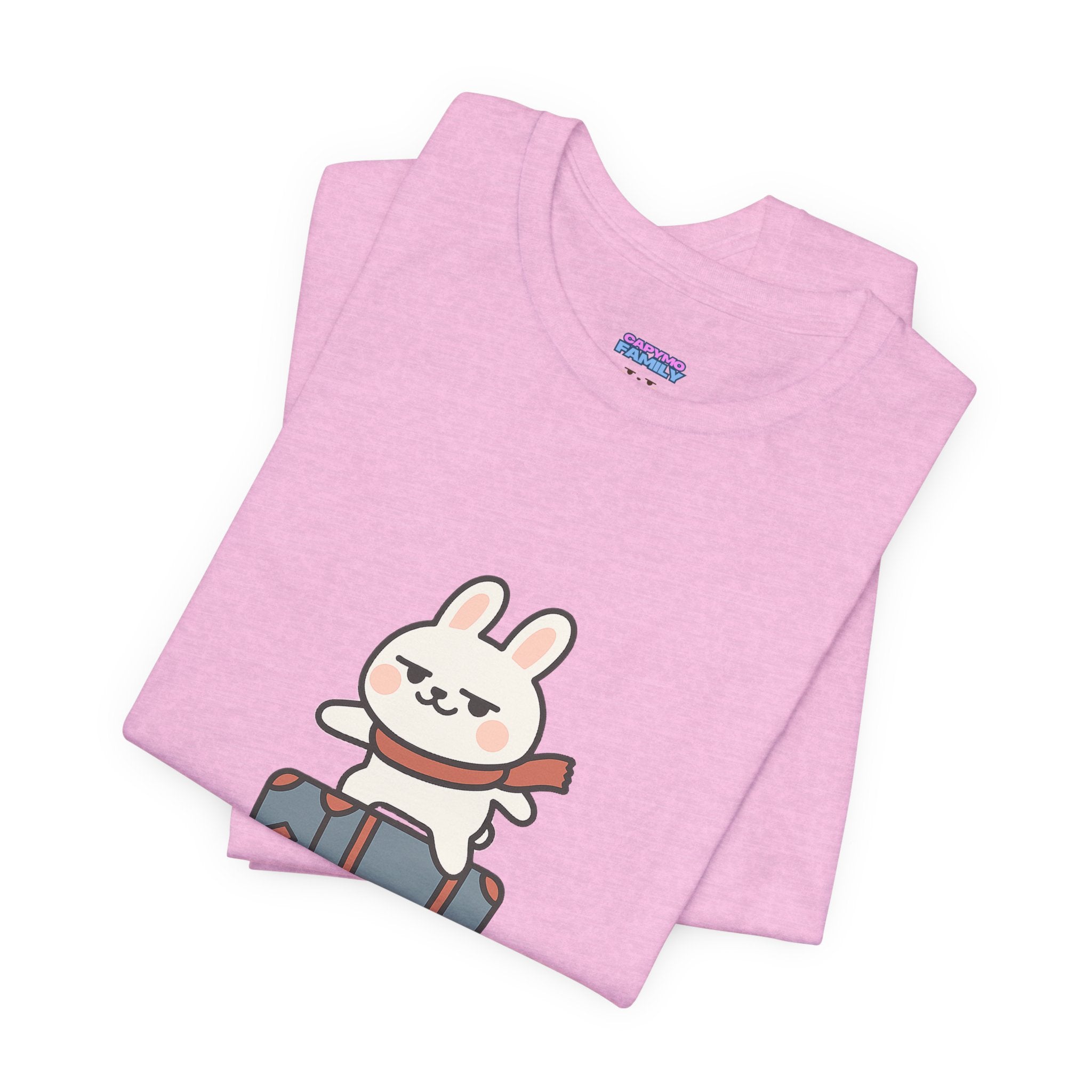 Capymo Family Adventurous Bunny Graphic Tee | Family Travel Shirt, Cute Animal T-Shirt, Fun Summer Outfit, Gift for Travelers, Vacation Wear