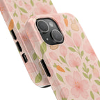 Capymo Family Bunny Blossom Spring Phone Case – Cute Floral iPhone Cover with Carrots & Sakura