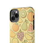 Capymo Family Kawaii Fruit Phone Case – Cute Aesthetic iPhone Cover with Citrus & Summer Vibes