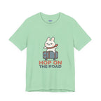 Capymo Family Adventurous Bunny Graphic Tee | Family Travel Shirt, Cute Animal T-Shirt, Fun Summer Outfit, Gift for Travelers, Vacation Wear
