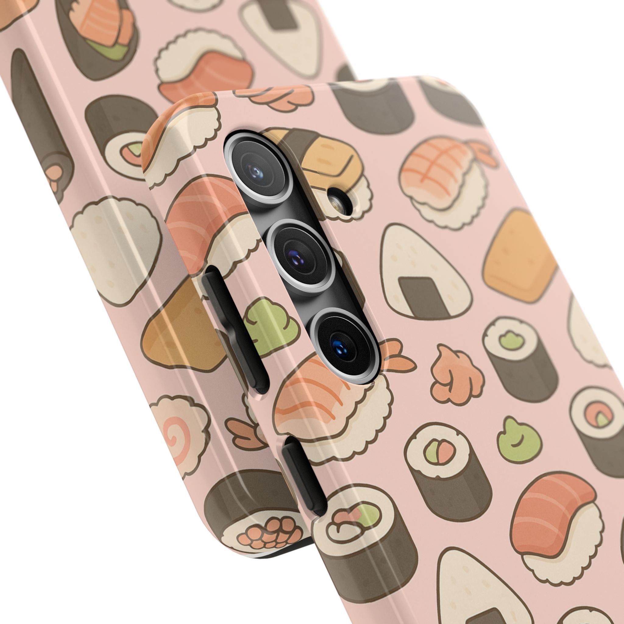 Capymo Family Kawaii Sushi Phone Case – Cute Sushi Pattern Phone Case