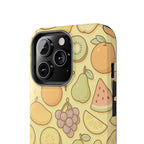 Capymo Family Kawaii Fruit Phone Case – Cute Aesthetic iPhone Cover with Citrus & Summer Vibes