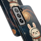 Capymo Family Cute Cartoon Bunny Tough Phone Case –Cute Astronaut  Bunny "Toto" Phone Case