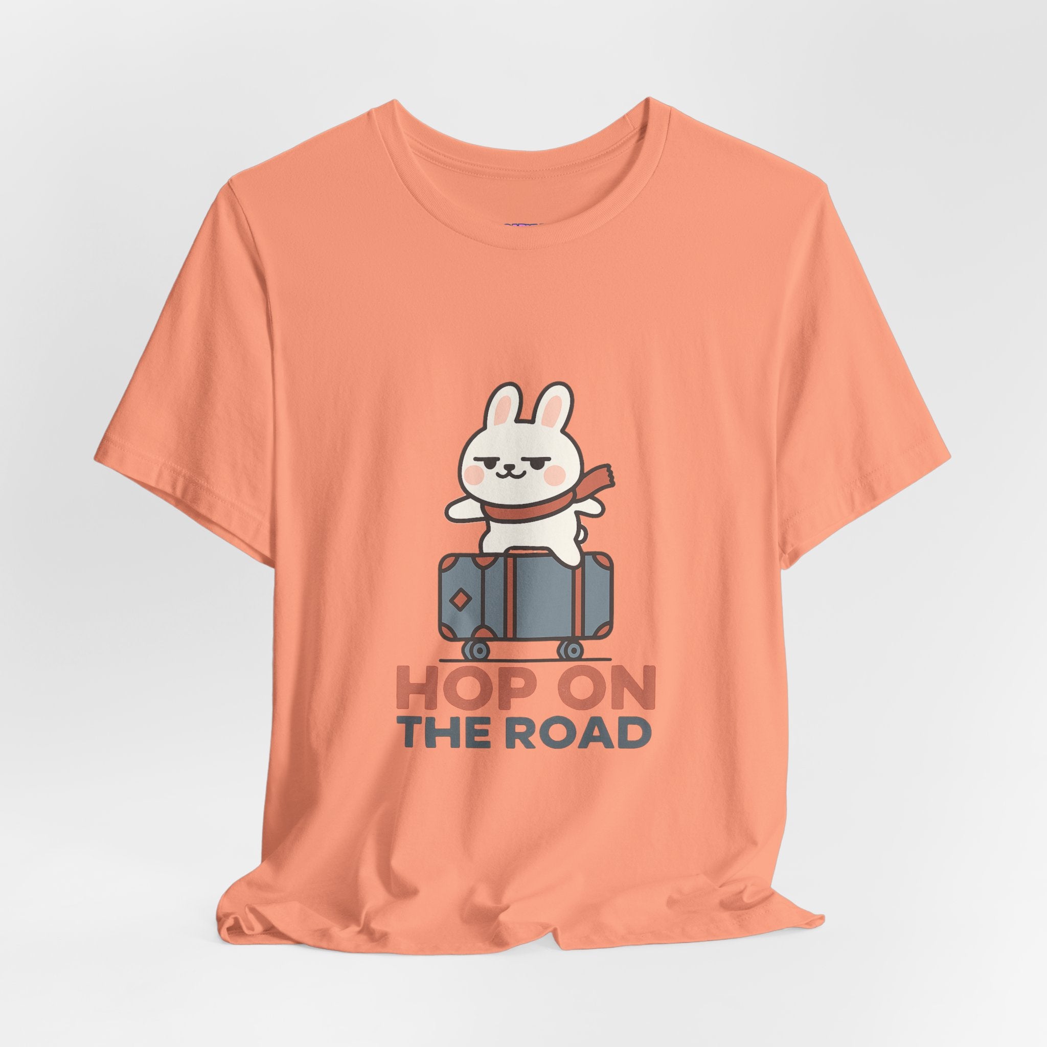 Capymo Family Adventurous Bunny Graphic Tee | Family Travel Shirt, Cute Animal T-Shirt, Fun Summer Outfit, Gift for Travelers, Vacation Wear