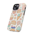 Capymo Family Kawaii Dessert Phone Case – “Sweet Tooth Collection” Ice Cream, Cake, and Candy Cute Pastel Design