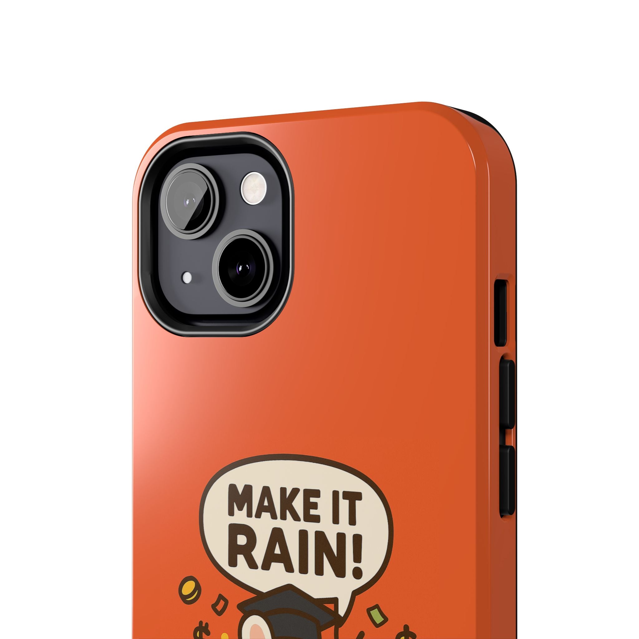 Capymo Family Playful Cute Cartoon Bunny Tough Phone Case –"Make It Rain" Bunny "Toto" Phone Case