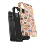 Capymo Family Kawaii Sushi Phone Case – Cute Sushi Pattern Phone Case