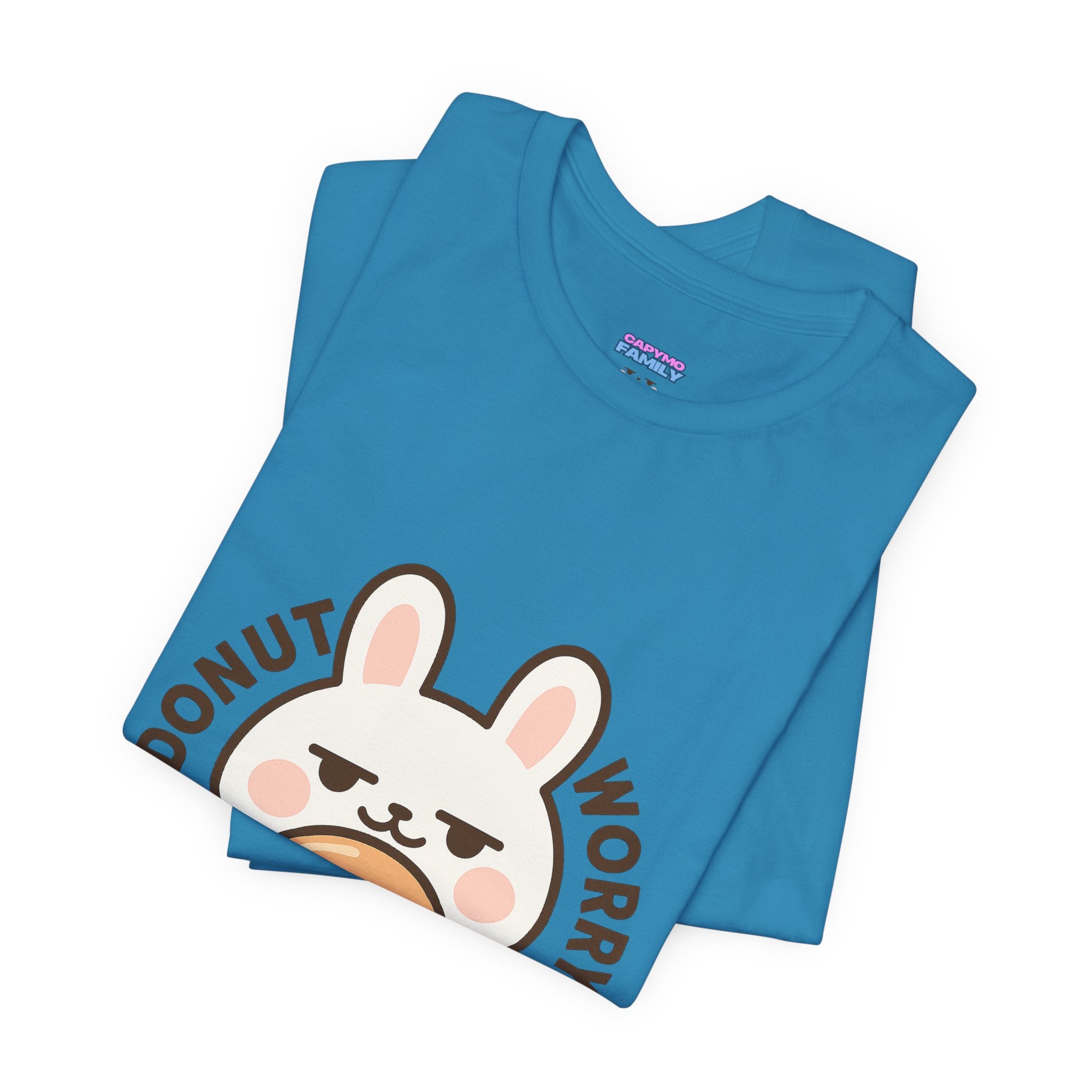 Capymo Family Cute Donut Bunny Tee - Unisex Jersey Short Sleeve T-Shirt, Funny Graphic Tee, Gift for Animal Lovers, Soft and Comfy Wear, Perfect for [...]